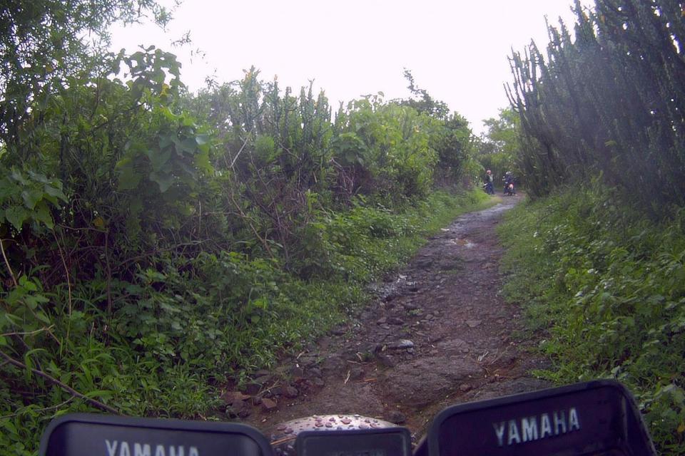 Didn't want to turn back, but had to... 